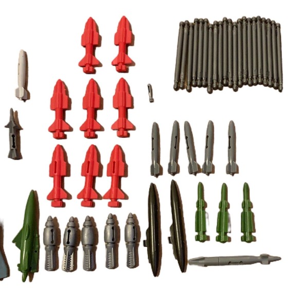 Lot of Assorted G.J. Joe Missiles, Rockets & Bombs 1980s, 90s, & 2000s - Picture 7 of 7